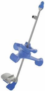 Afastador 3D com válvula articulada e lâmina flexível