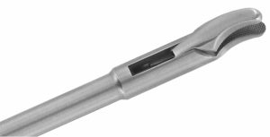 Porta-agulhas Curvo MIS TC – 360 mm – diâmetro 5 mm